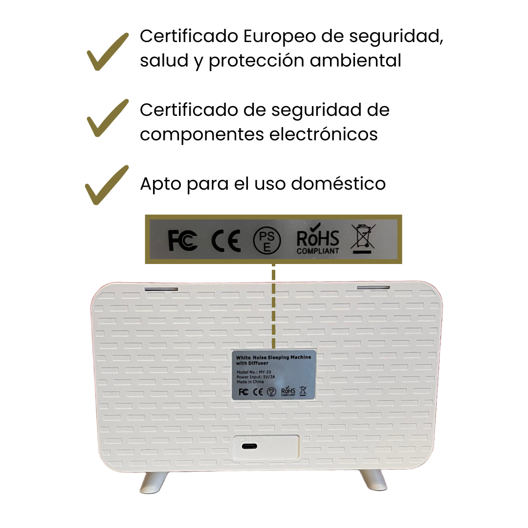 Radio Vintage Relajante con Humidificador y Sonidos Naturales