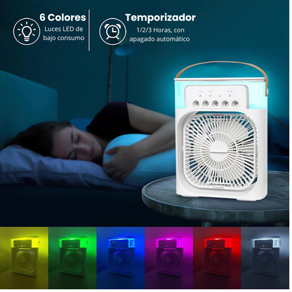 Climatizador 3 en 1 con vaporización de aire frio