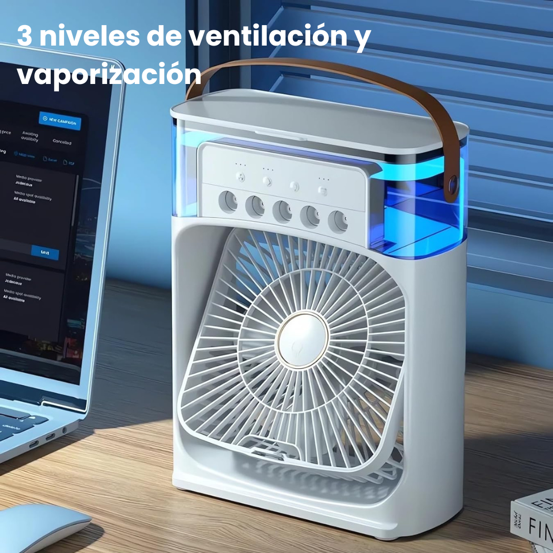 Climatizador 3 en 1 con vaporización de aire frio