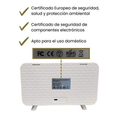Radio Vintage Relajante con Humidificador y Sonidos Naturales